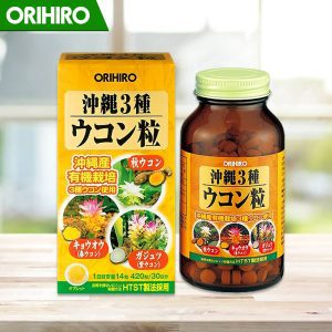 Viên Uống Nghệ 3 Mùa Okinawa Orihiro 420 Viên
