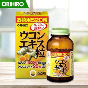 Viên Uống Tinh Bột Nghệ Mùa Thu Orihiro 520 Viên